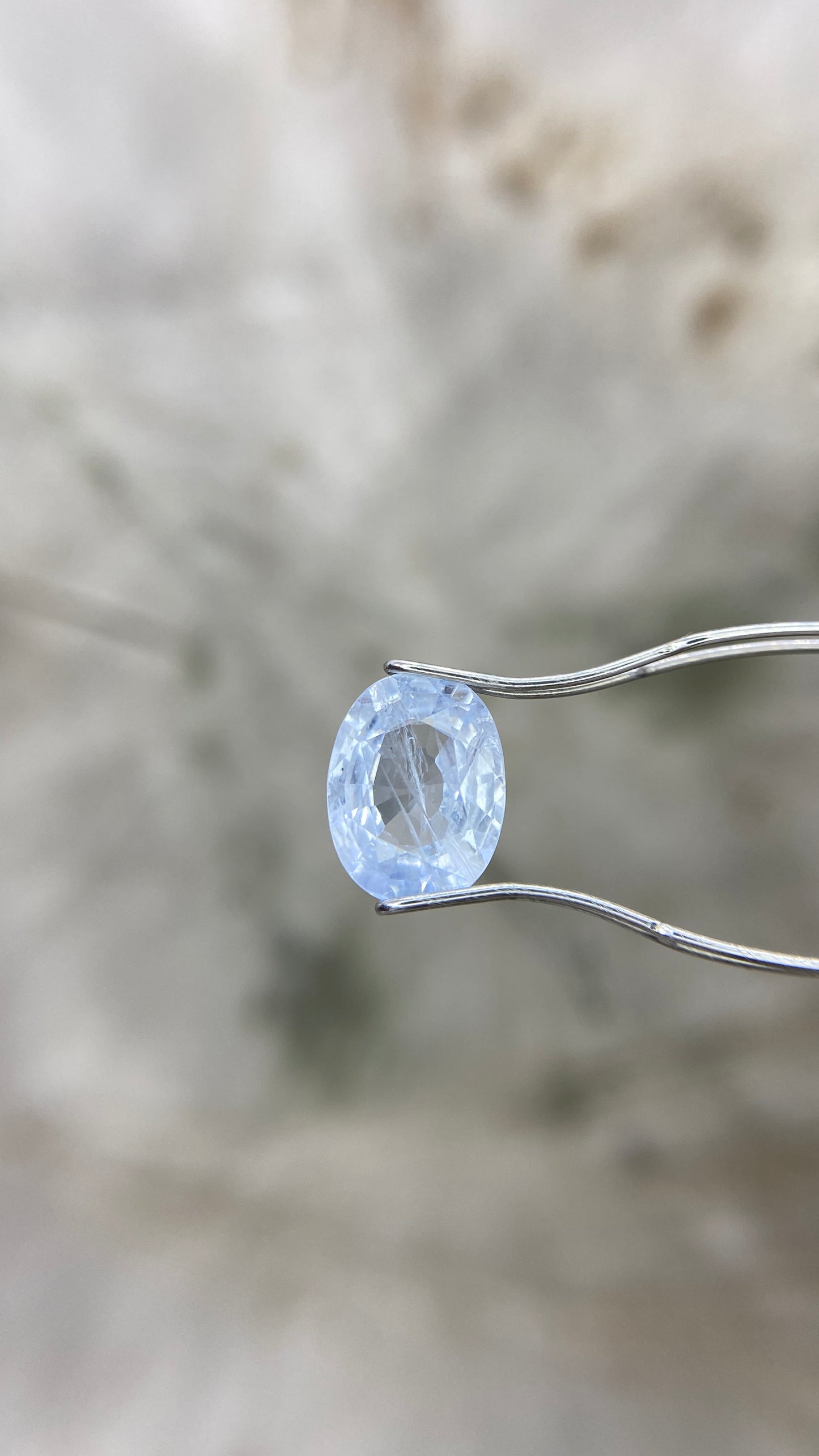 2.82ct Pale Blue Sapphire